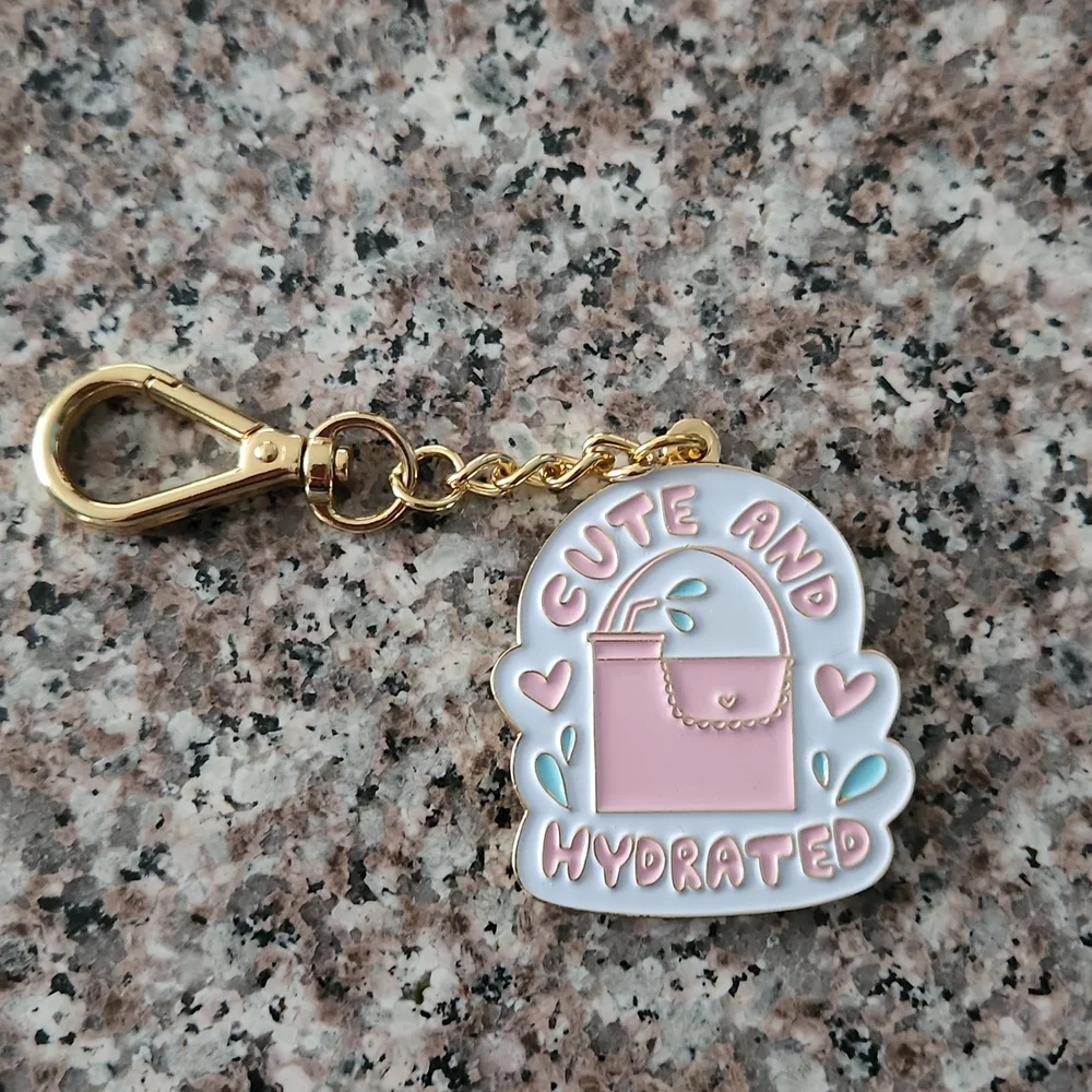 Cute and hydrated keychain